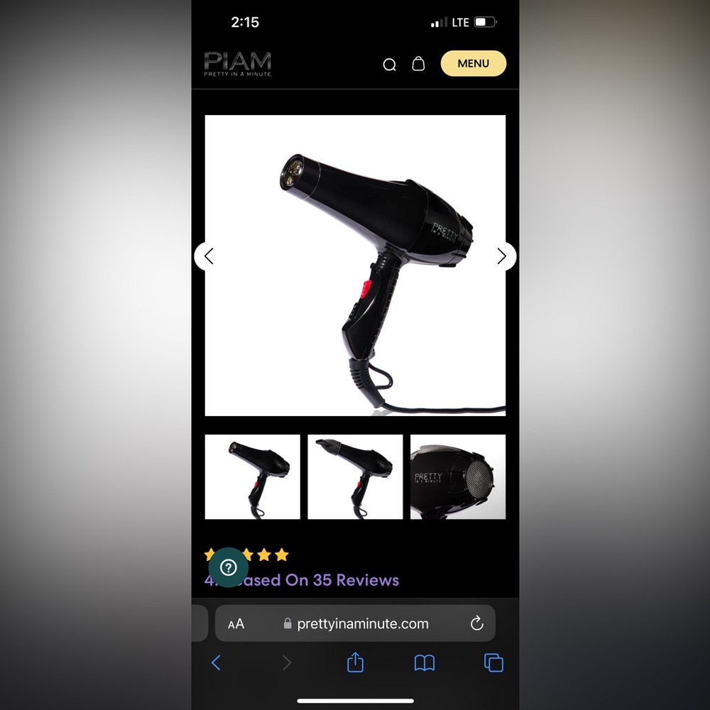 Pretty in a minute blowdryer, brand new!